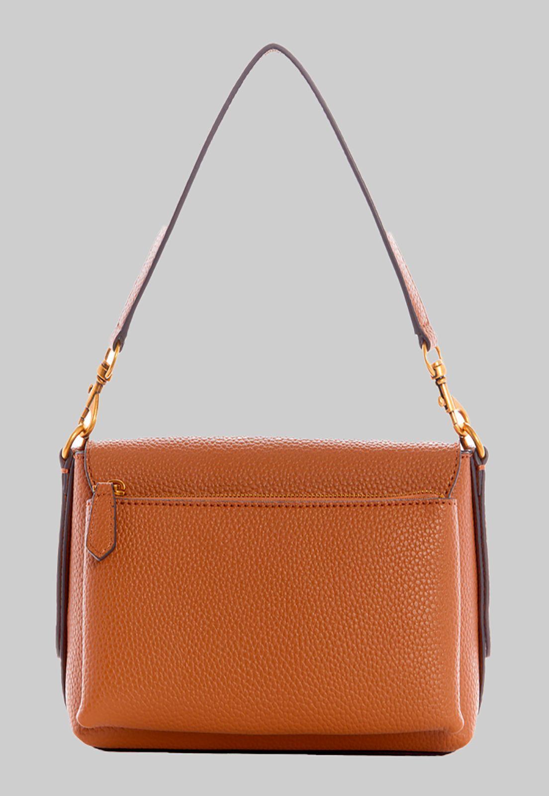 Cartera Eco Brenton Shoulder Bag Car Café Guess-2