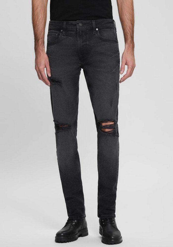 Jeans Guess Slim Tapered Vctr Negro-0