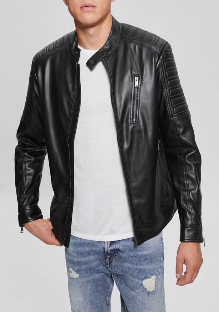 Chaqueta Guess Urban Biker Jblk Negro-1