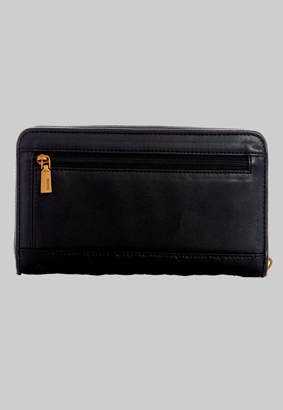 Billetera Maila Slg Large Zip Around Negro Guess-1
