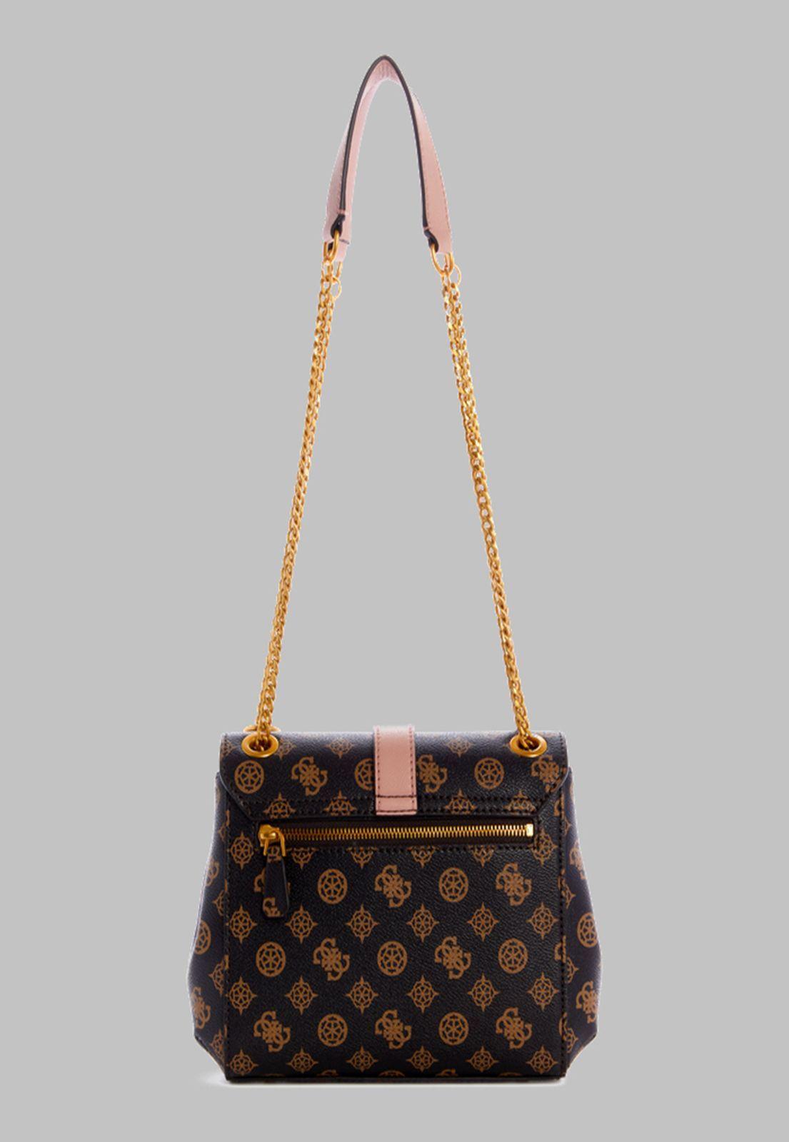 Cartera Guess Briana Convertible Xbody Flap Mlo Café-2