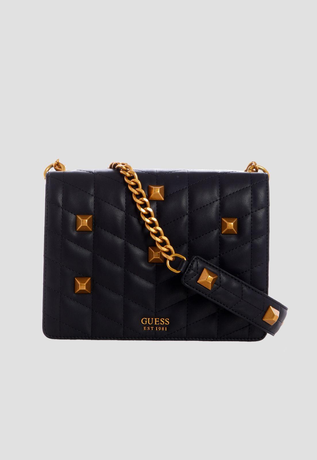 Cartera Brera Crossbody Flap Bla Negro Guess-0