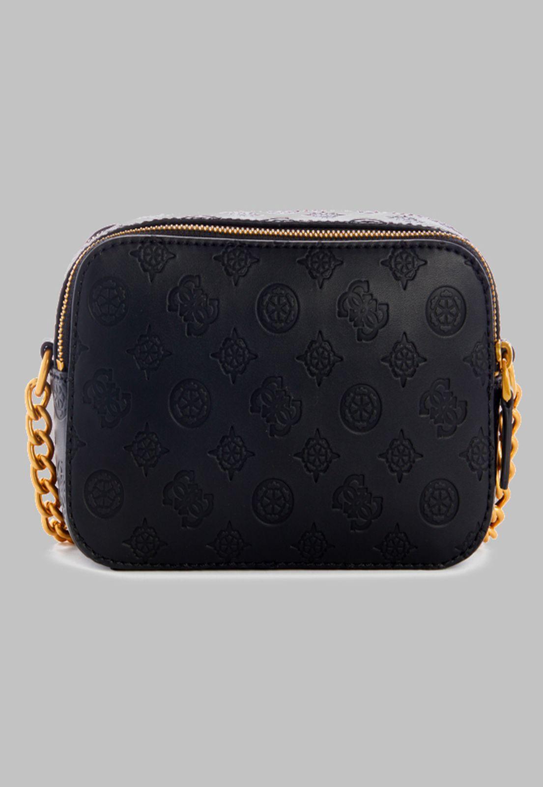 Mini Cartera Guess Noelle Crossbody Camera Blo Negro-2