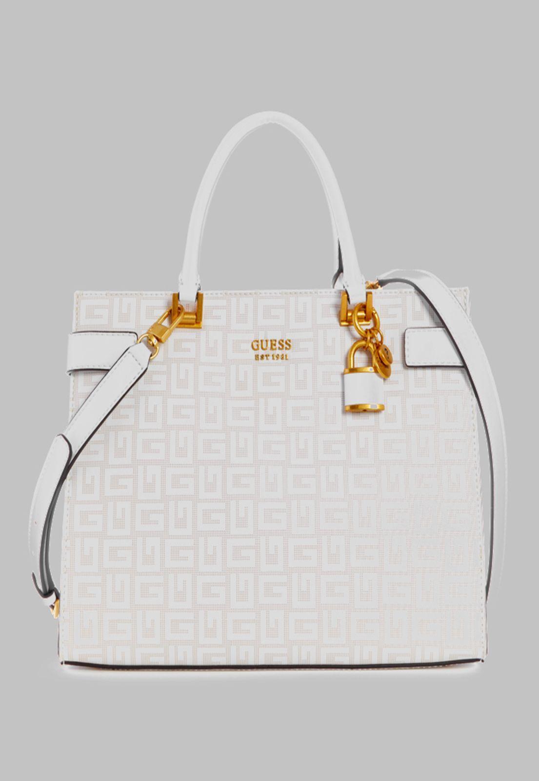 Cartera Guess Atene Society Satchel Whi Blanco-0