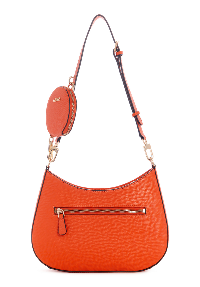 Cartera Alexie Top Zip Shoulder Bag Naranjo Guess-2