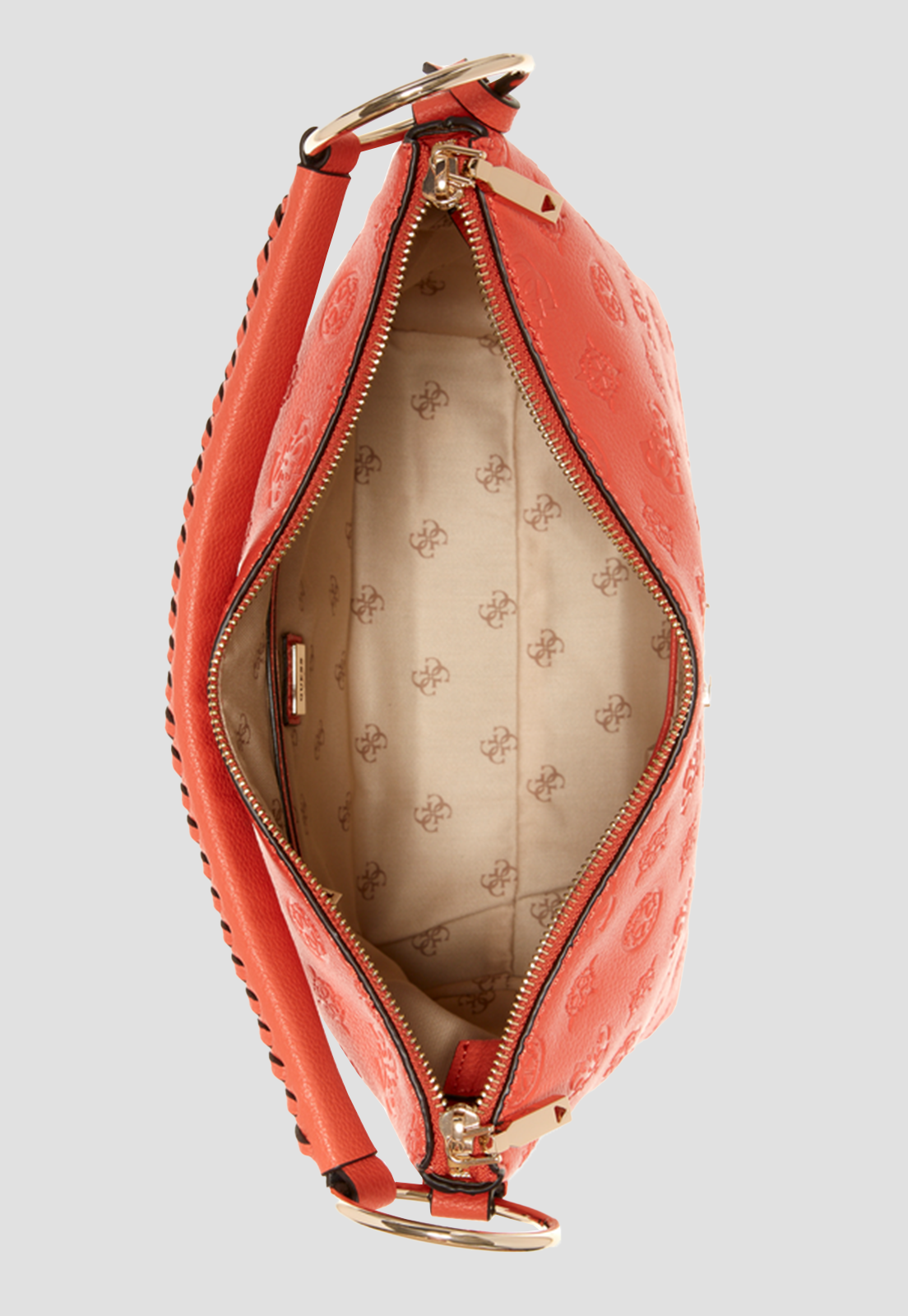 Cartera Helaina Hobo Ppy Naranjo Guess-3