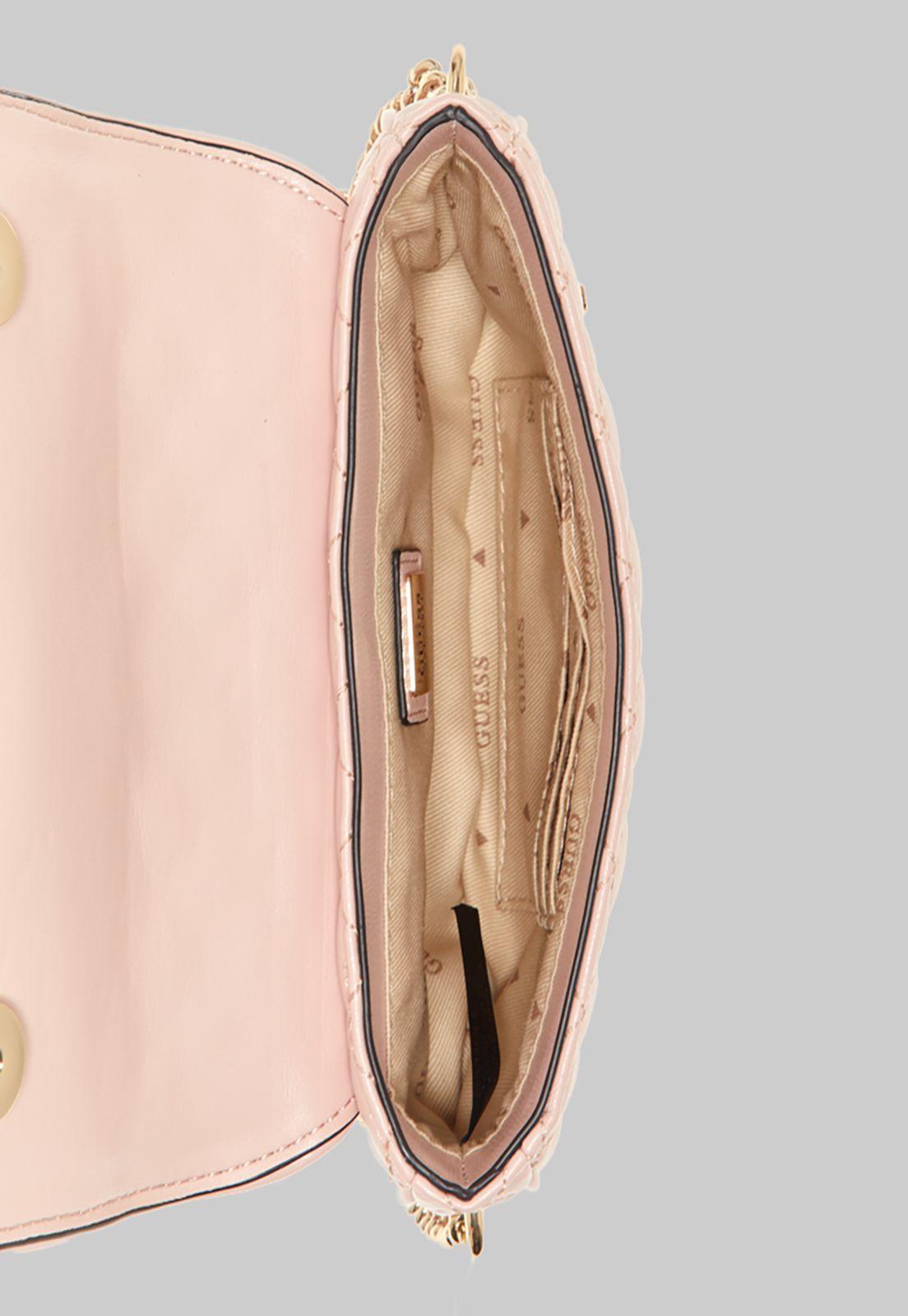 Mini Cartera Guess Adam Mini Crossbody Flap Plr Rosado-3