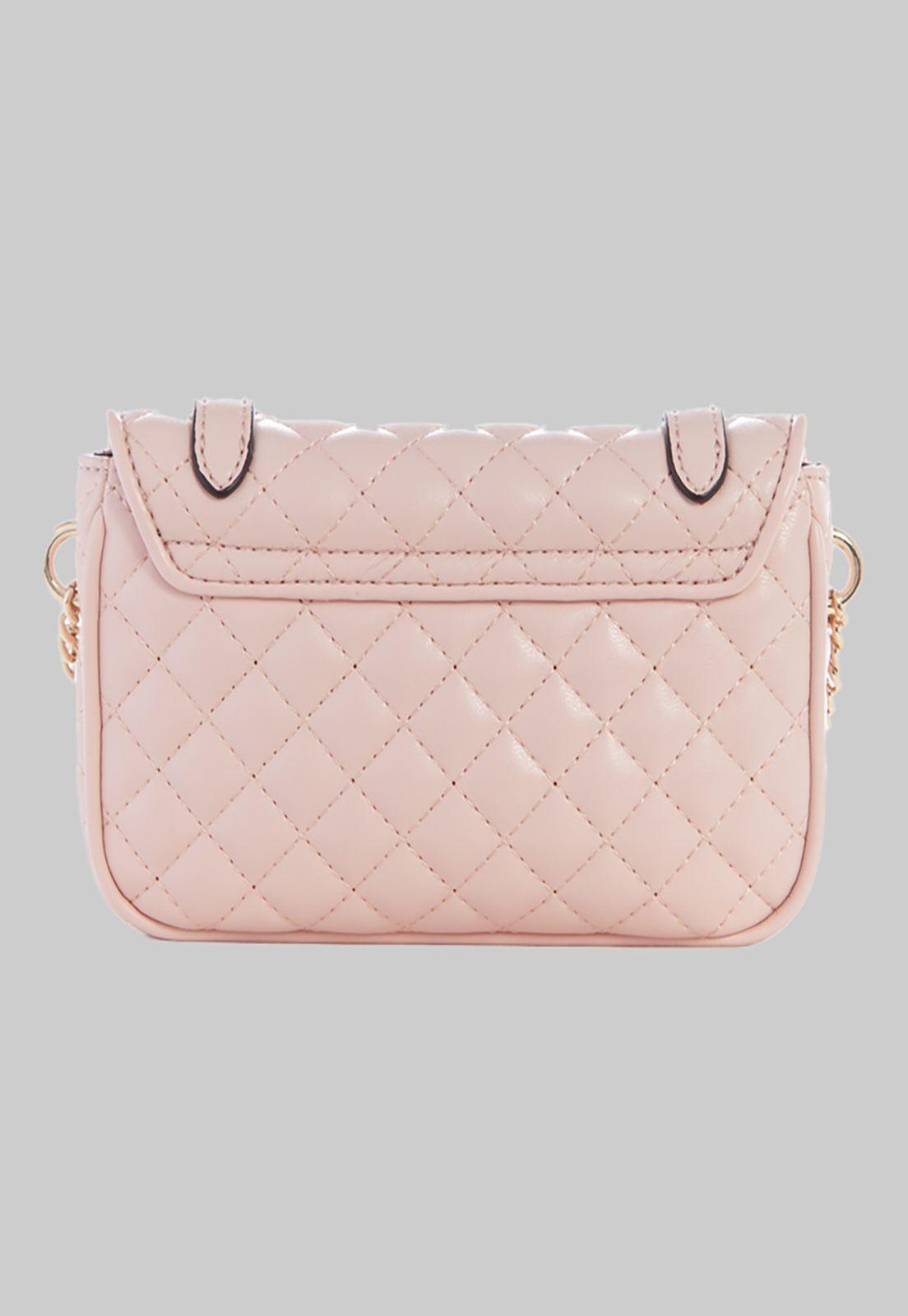 Mini Cartera Guess Adam Mini Crossbody Flap Plr Rosado-2