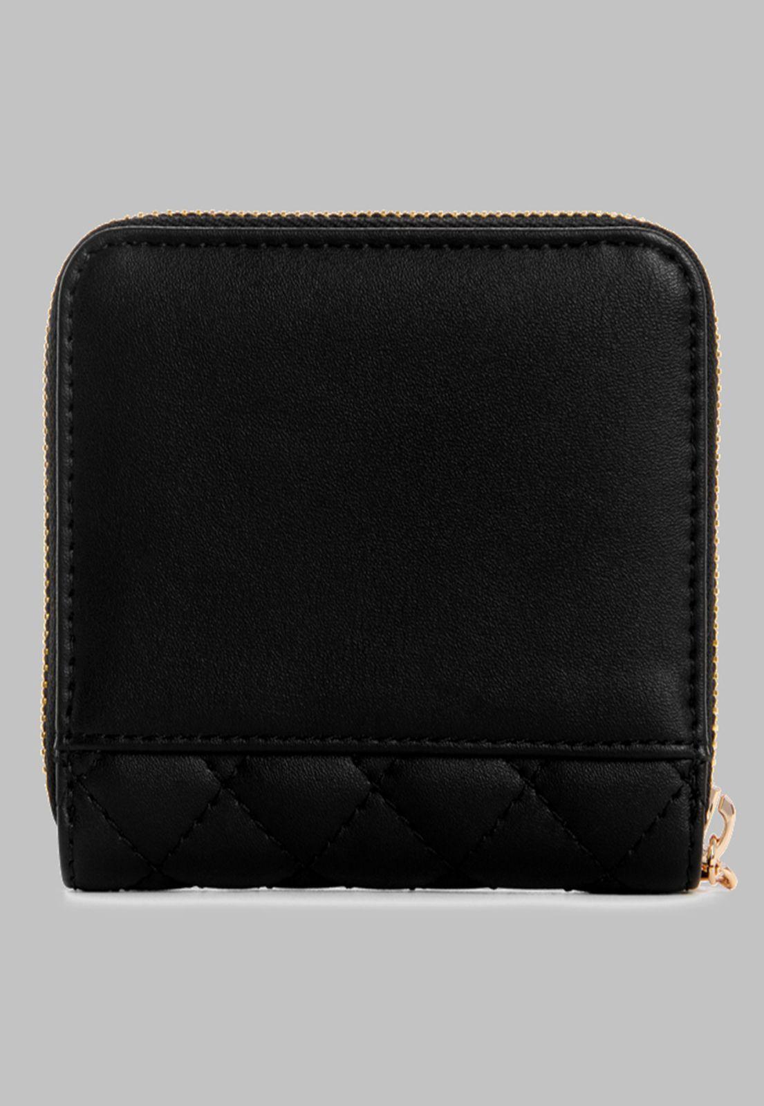 Billetera Guess Rue Rose  Small  Around Bla Negro-10