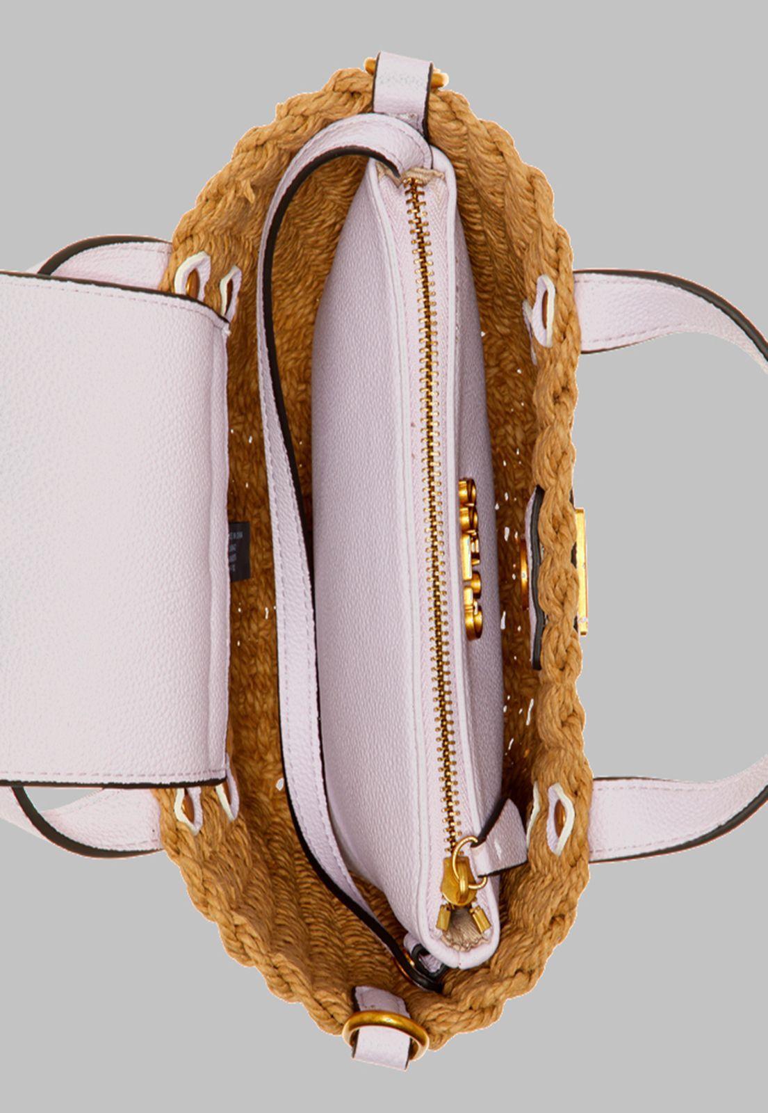 Mini Cartera Guess Lilica Mini Tote Lil Lila-4