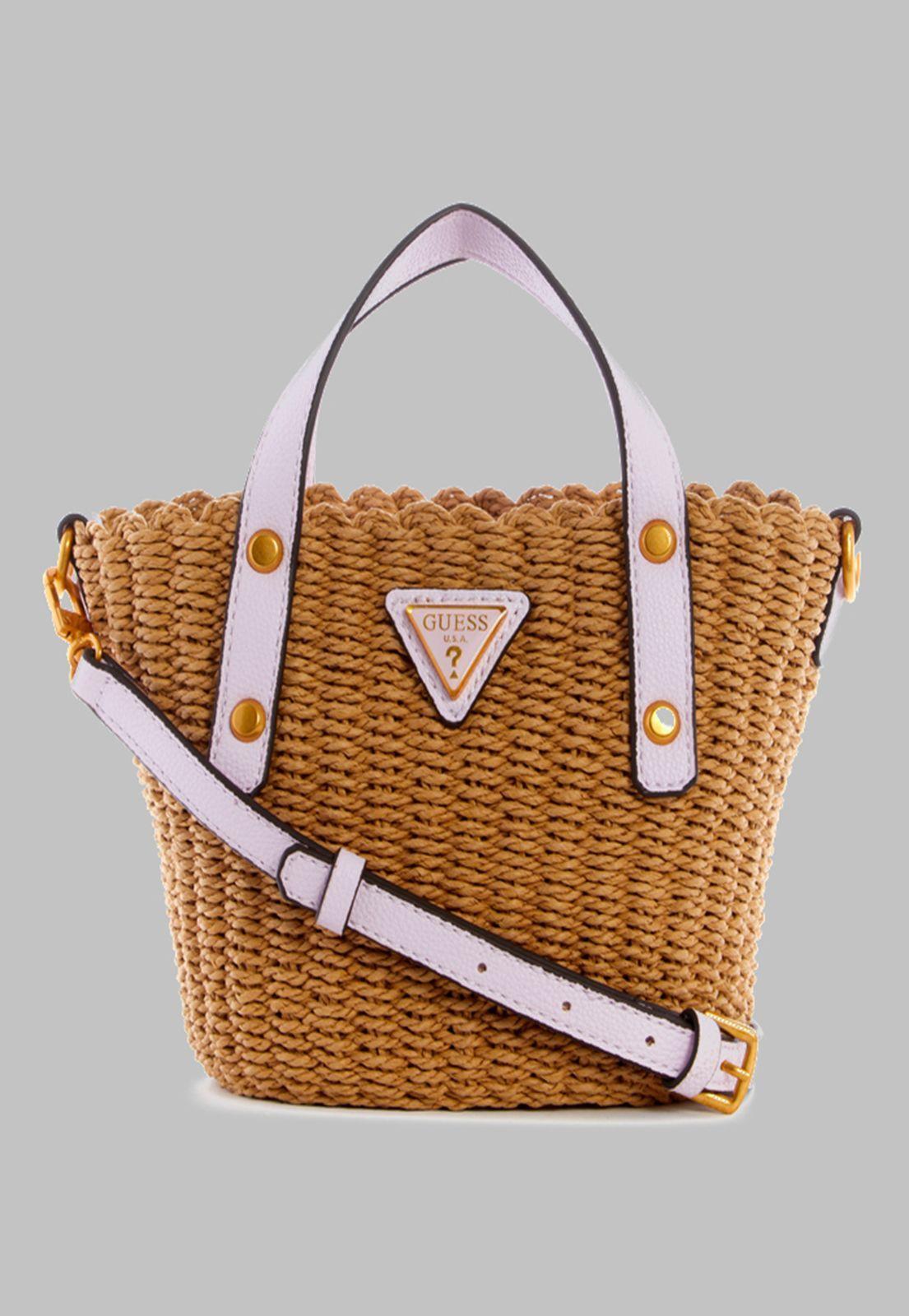 Mini Cartera Guess Lilica Mini Tote Lil Lila-1