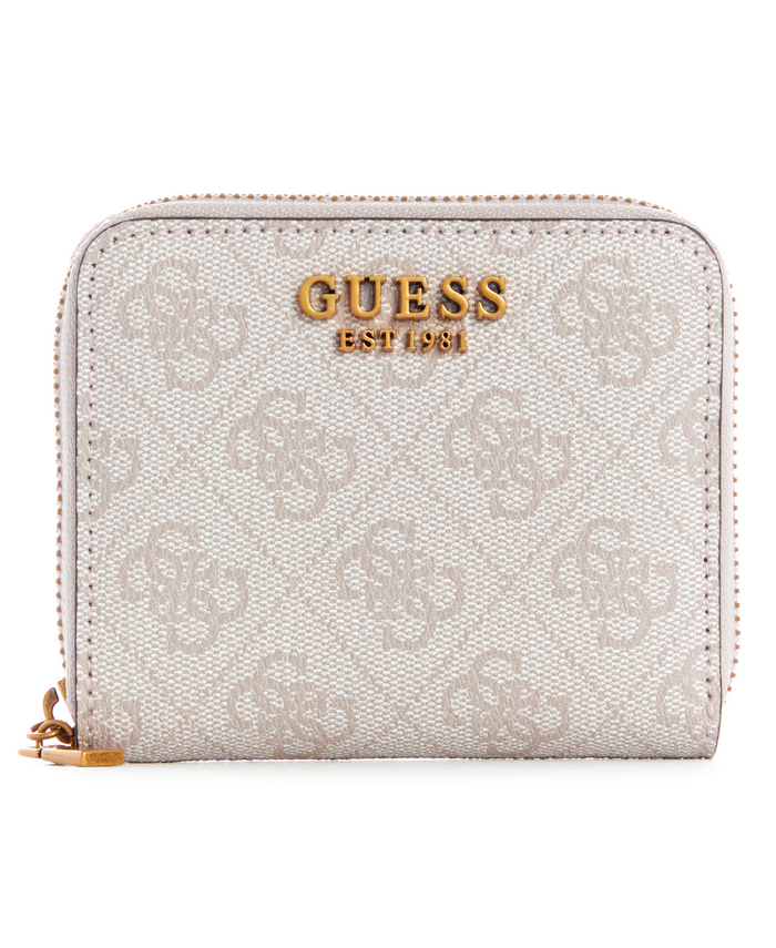 Billetera Laurel Slg Small Zip Around Crema Guess-0