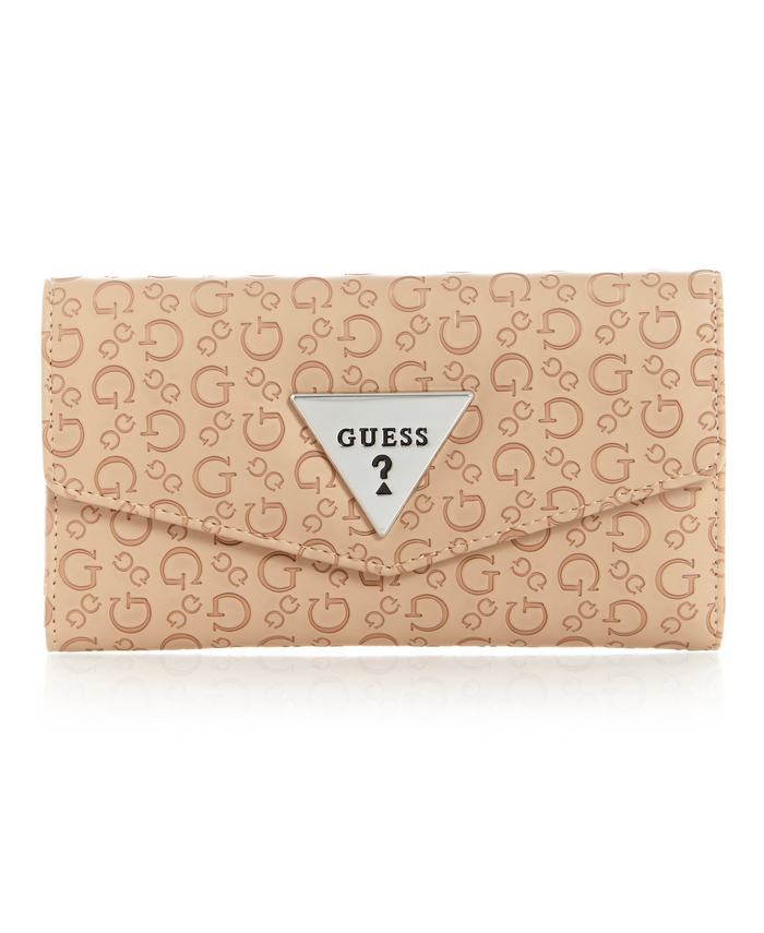 Billetera G Factory Basira  Slim Clutch Lte Beige-0