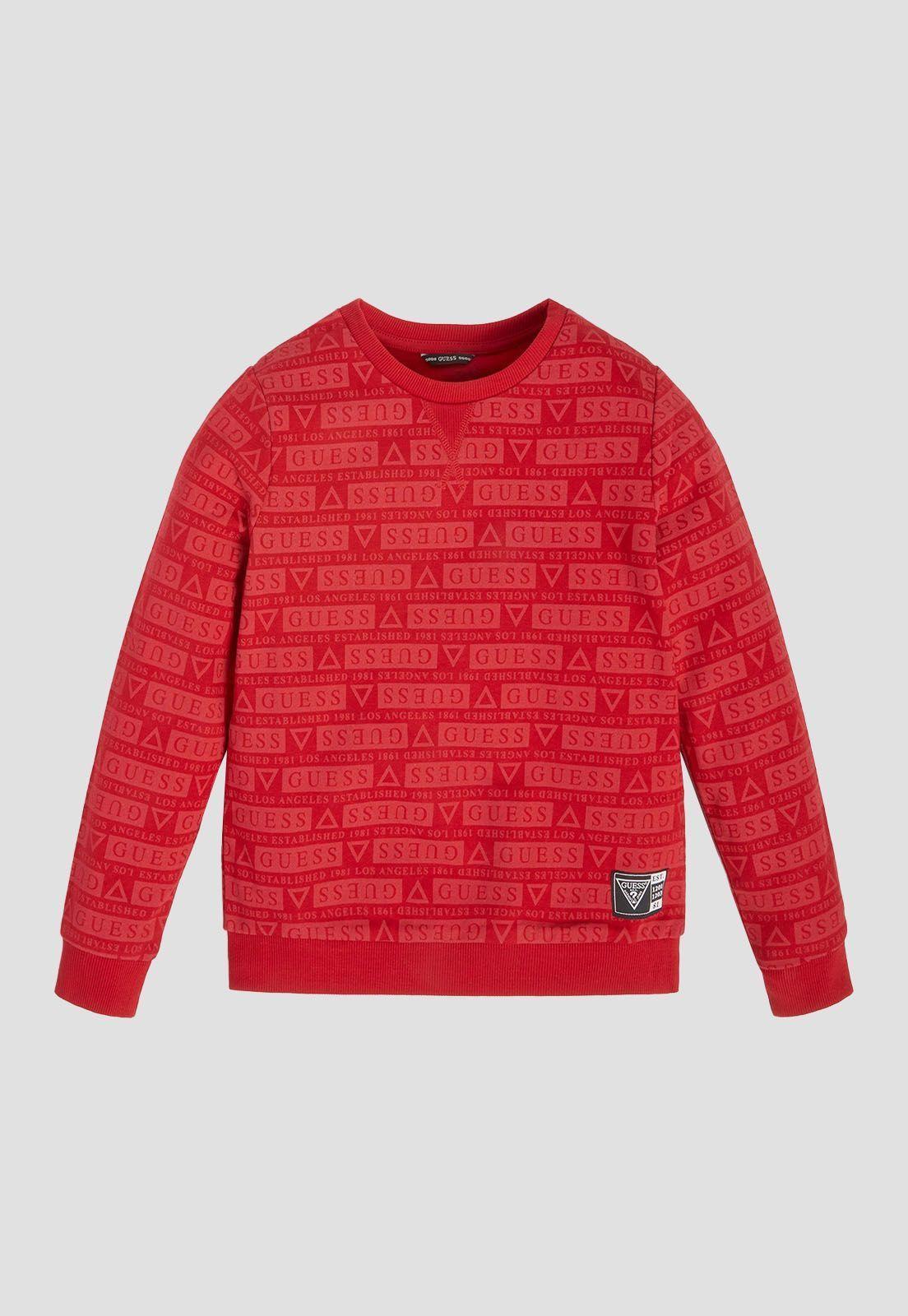 Poleron G Kids Ls Active Top Logo Tlrd-0