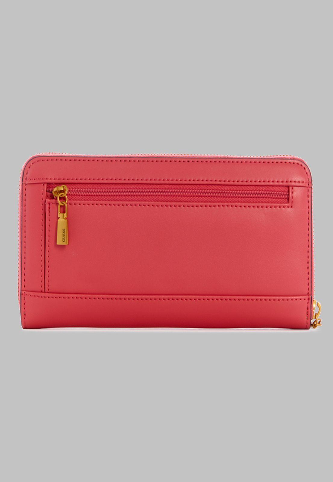Billetera Guess Laurel Slg Large  Around Cma Rojo-1