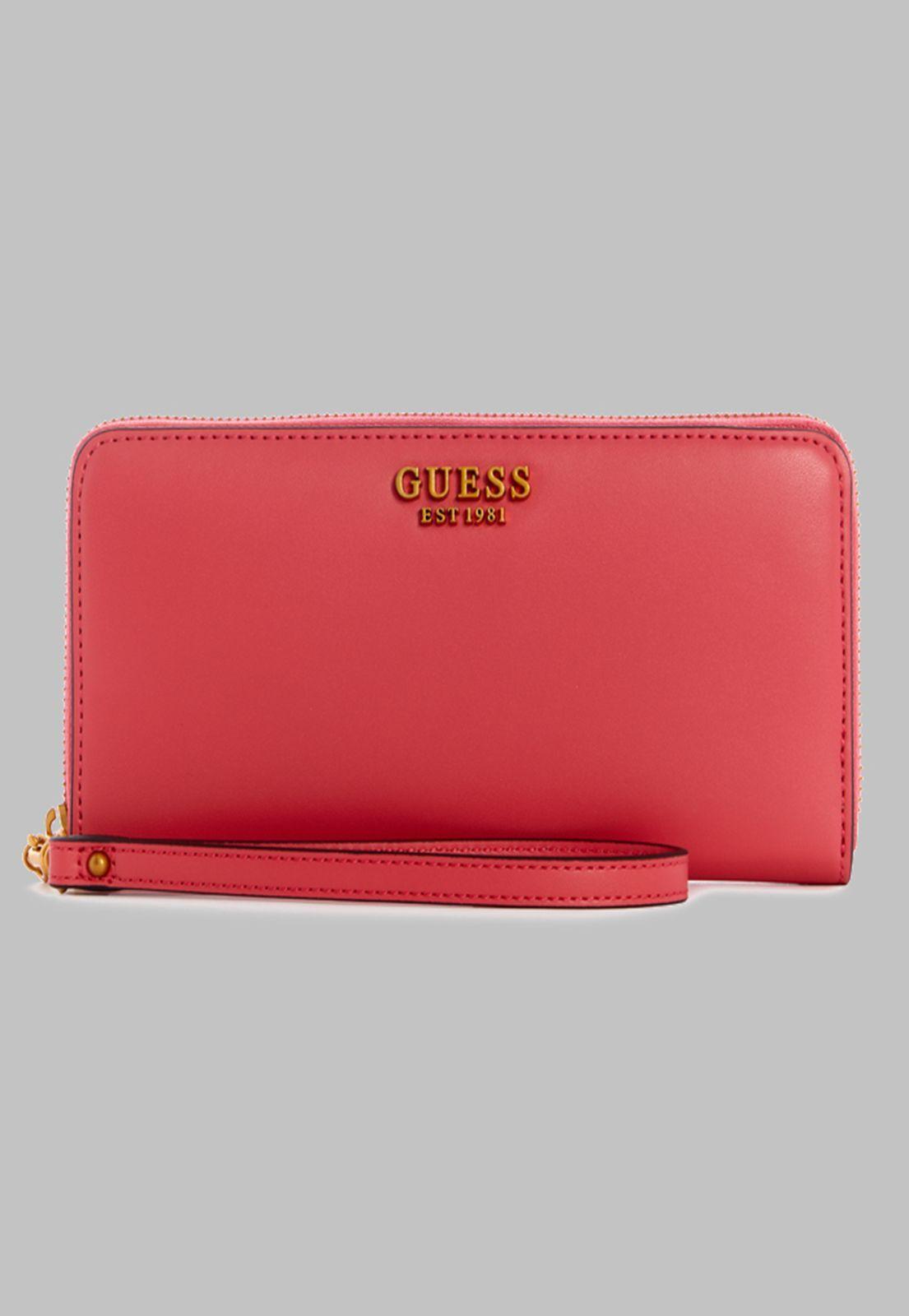 Billetera Guess Laurel Slg Large  Around Cma Rojo-0