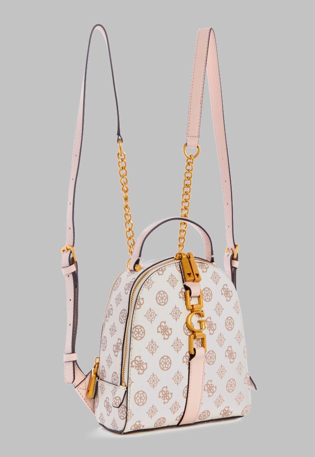 Mochila Guess Briana Backpack Crg Crema-1