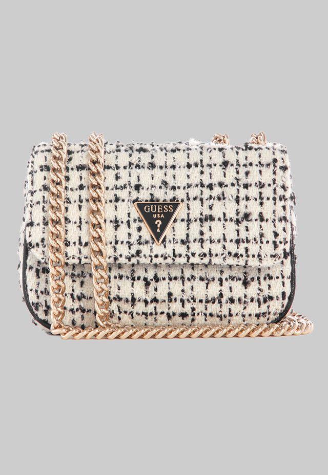 Mini Cartera Guess Spark Micro Mini Bkw Negro-0