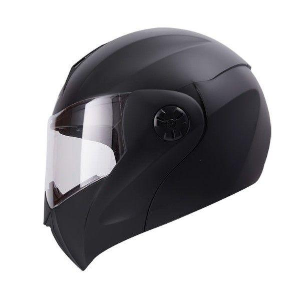 Casco moto ich 3110 solid n.m abatible con sun visor certificación dot 3cv-0