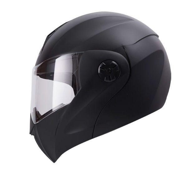 Casco moto ich 3110 solid n.m abatible con sun visor certificación dot 3cv-4