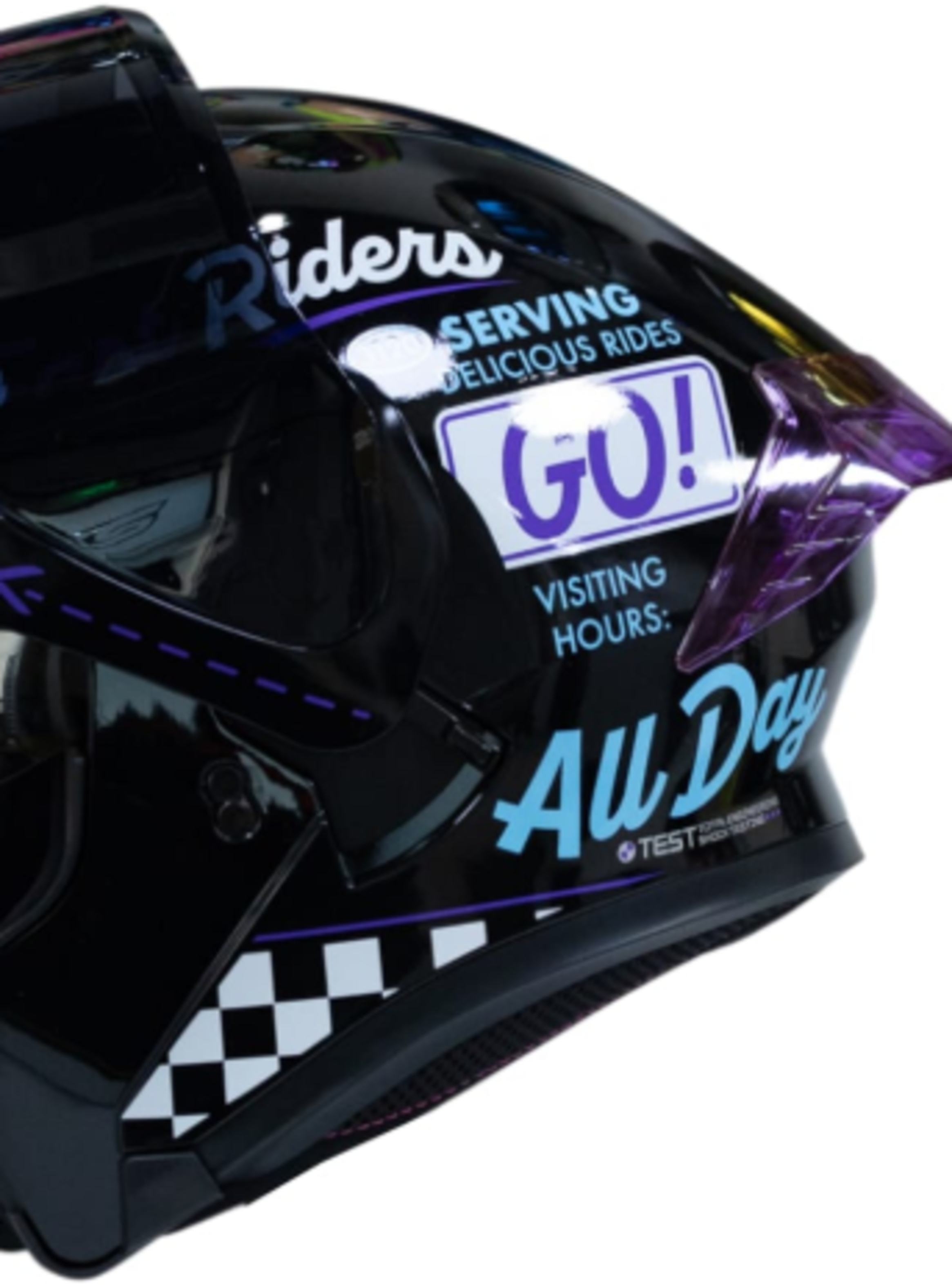 Casco moto ich 3120 fifties brillo mr sm abatible con sun visor certificación dot 3cv-4