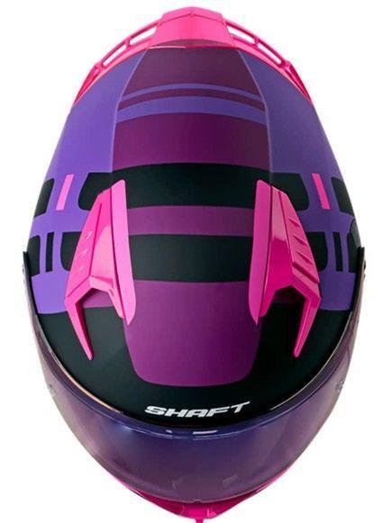 Casco Moto Shaft 526SP Evo Sampler Morado Integral-3