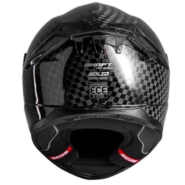Casco Moto Shaft Pro 620c Evo Fibra de Carbono Integral Solid 12k n.b sl-2