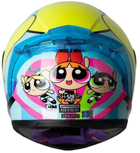 Casco Moto Shaft 526sp Evo Burbuja Integral Cartoon Network -2
