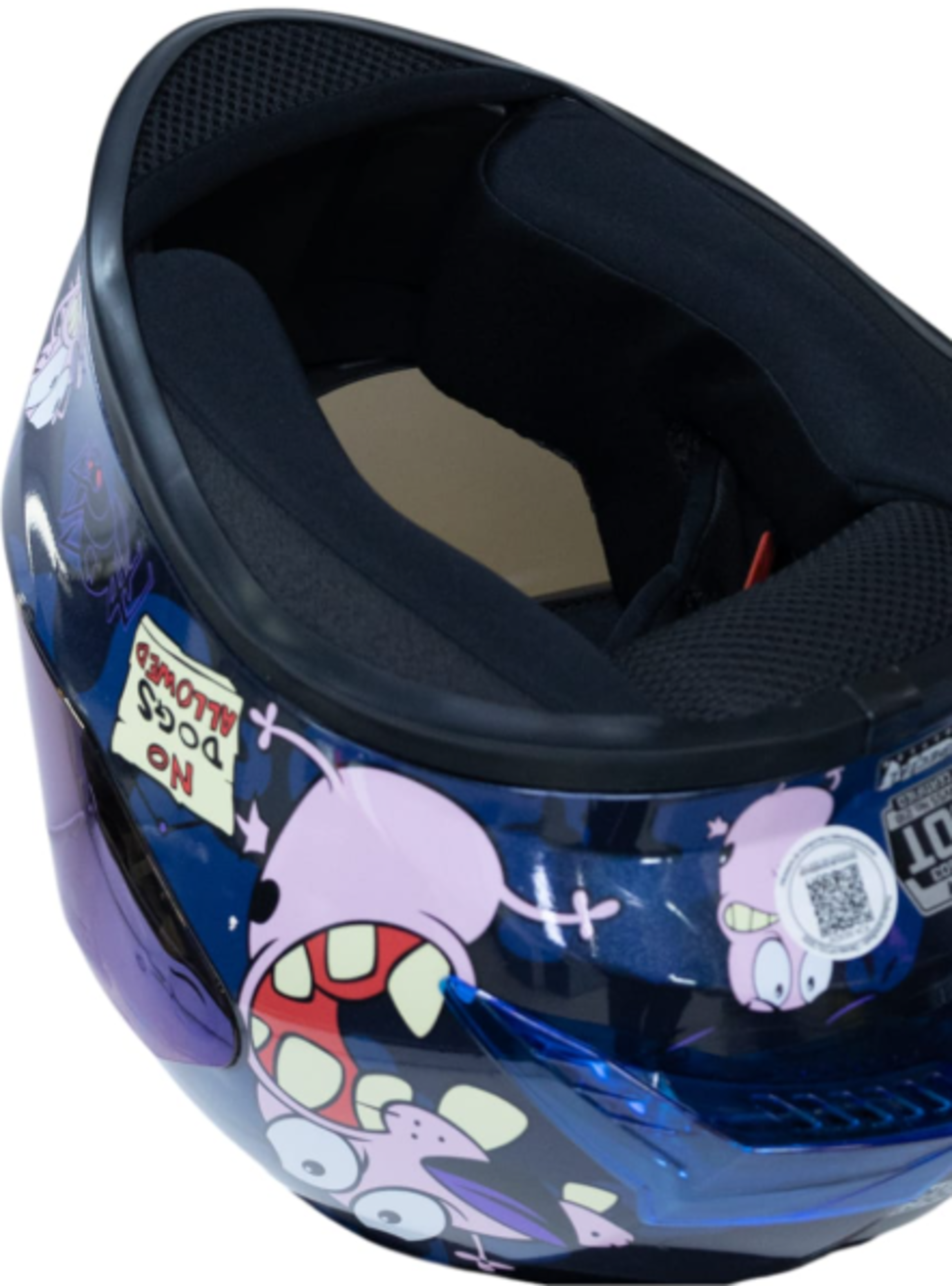 Casco moto ich 503 brave courage edicion especial cartoon network integral certificación dot qr-5