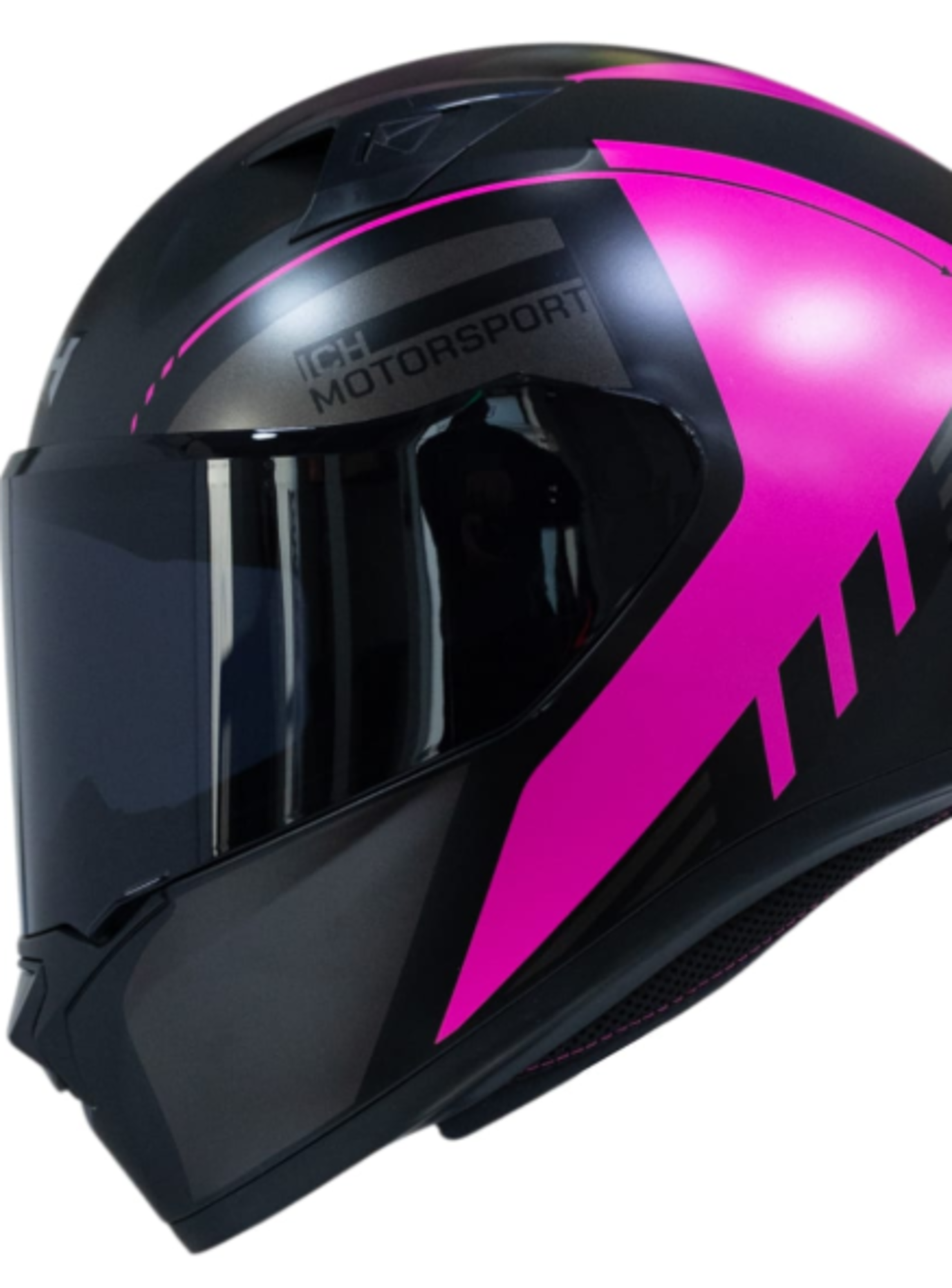 Casco moto ich 503 duko mate fc sm integral certificación dot qr-2