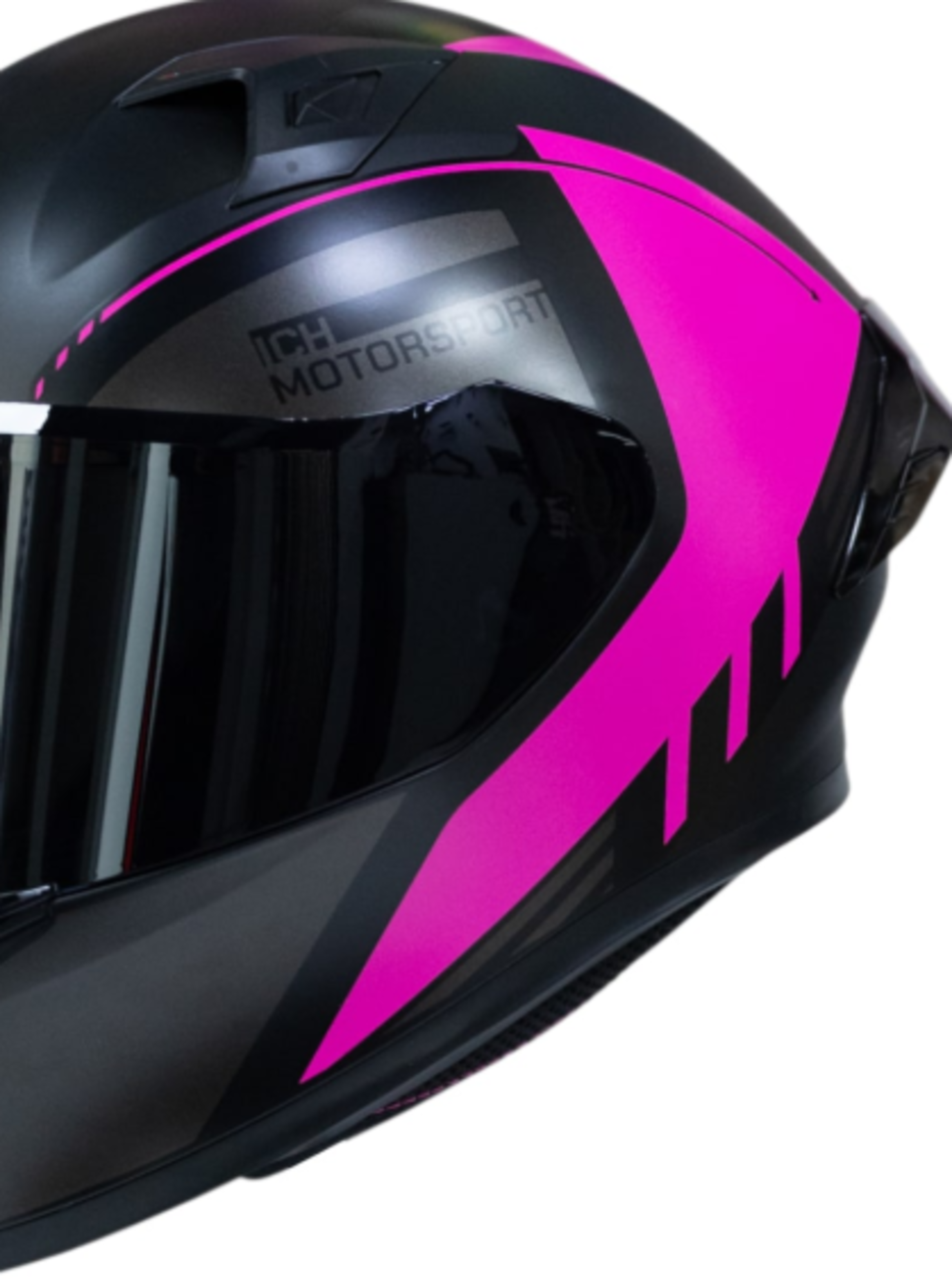 Casco moto ich 503 duko mate fc sm integral certificación dot qr-3