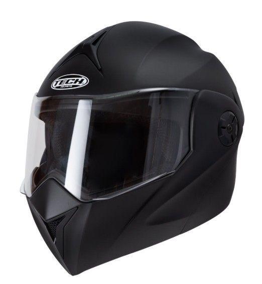 Casco Moto Tech t30 Abatible Solid n.m Certificación dot-0