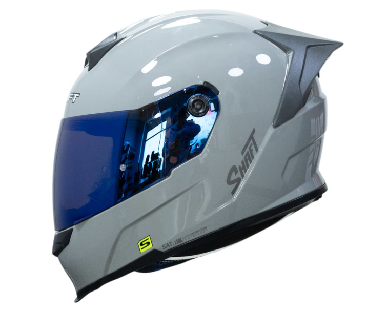 casco moto shaft 502sp solid nardo gray integral normal dot acreditado-2