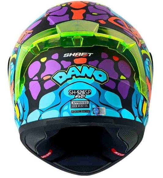 Casco Moto Shaft 526SP Evo Weird Azul Integral-2