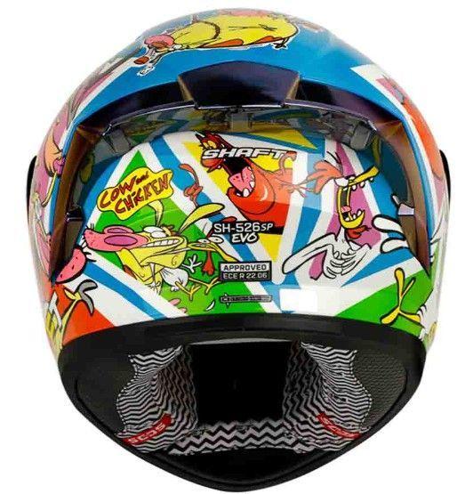 Casco Moto Shaft 526SP Evo Weird Azul Integral-6