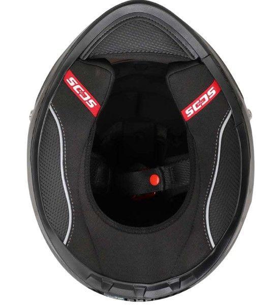 Casco Moto Shaft Pro 620c Evo Fibra de Carbono Integral Solid 3k Carbon ng sl-2