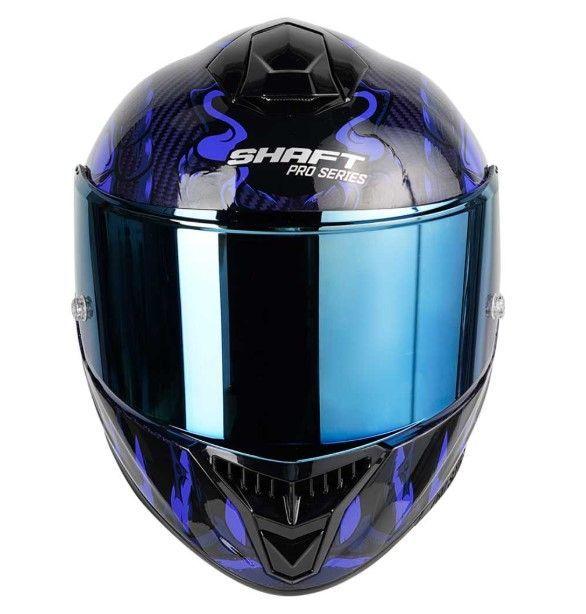 Casco Moto Shaft pro 620c evo Fibra de Carbono Integral Lizzard az tr.revo.az-2