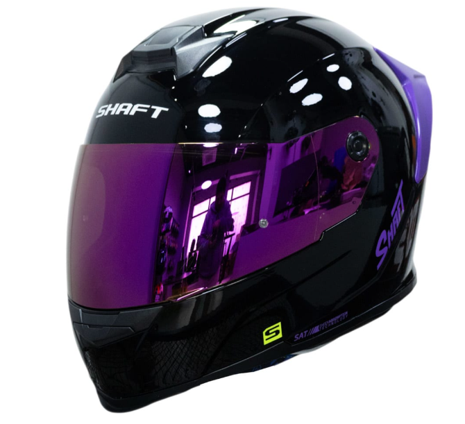 casco moto shaft 502sp solid ng morado integral normal dot acreditado-2
