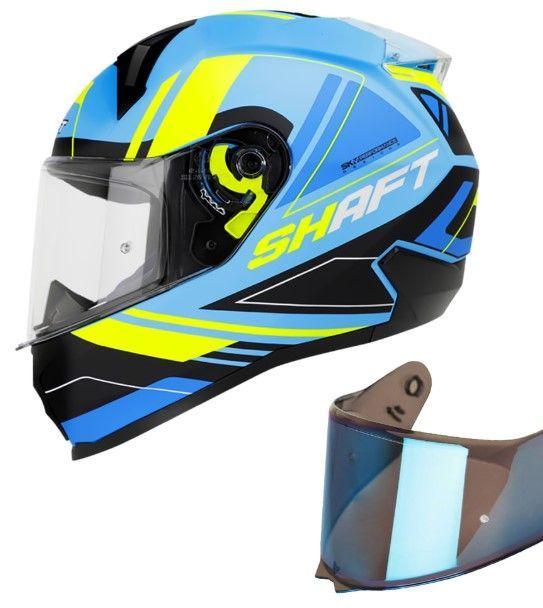 Casco Moto Shaft 560 Integral Flush Azul .m-2