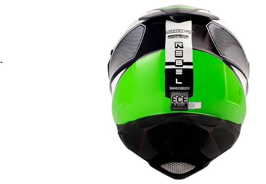Casco Moto Shaft MX-380 Multiproposito Rebell Azul Navy-2