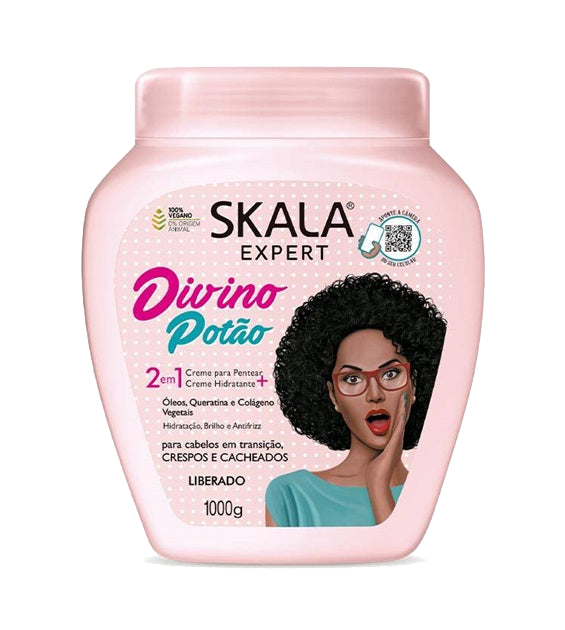 Máscara Divino Potao 2 en 1 Crema de Peinar + Crema Acondicionador Skala 1000gr-0