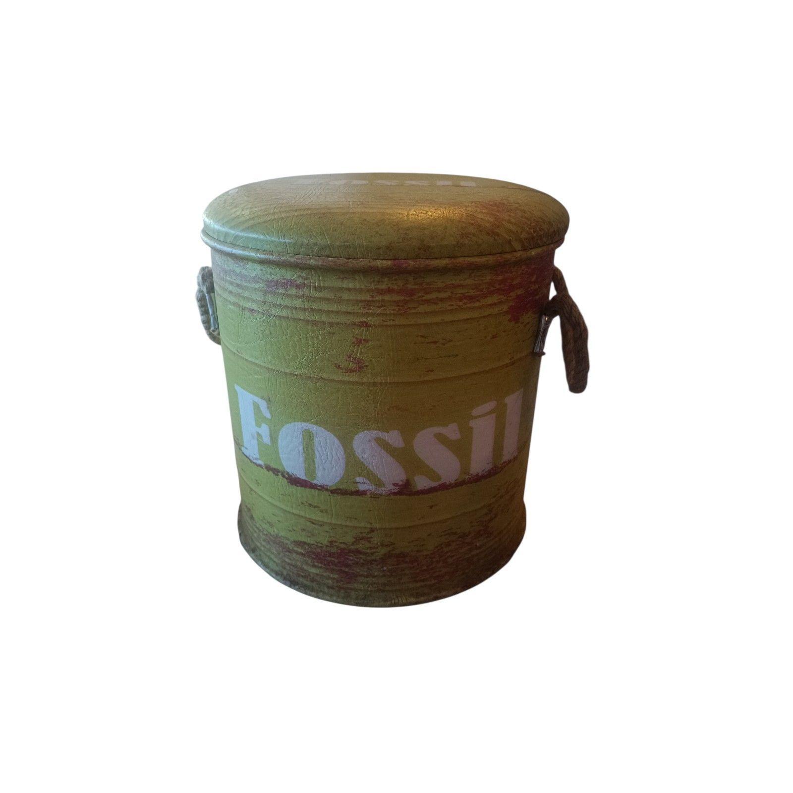POUF VINTAGE ECOCUERO SET VERDE-2