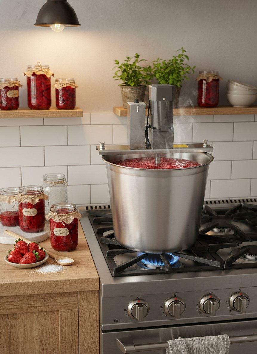 OLLA INDUSTRIAL CON REVOLVEDOR AUTOMÁTICO 40 LITROS-5