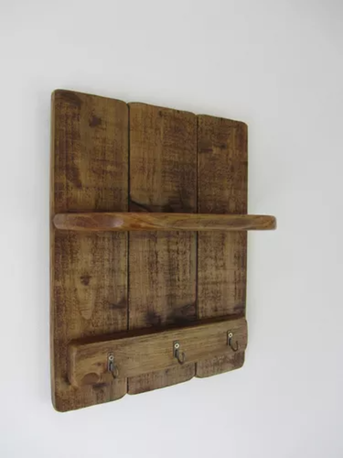 Soporte Para Llave De Madera Rustico-2