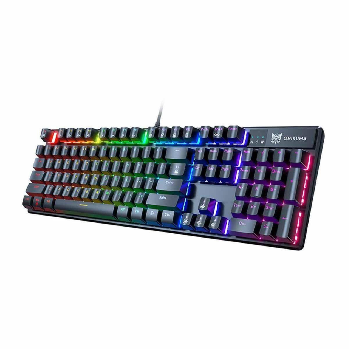 Teclado Gamer Mecanico Onikuma Swith Azul G27 Led-0