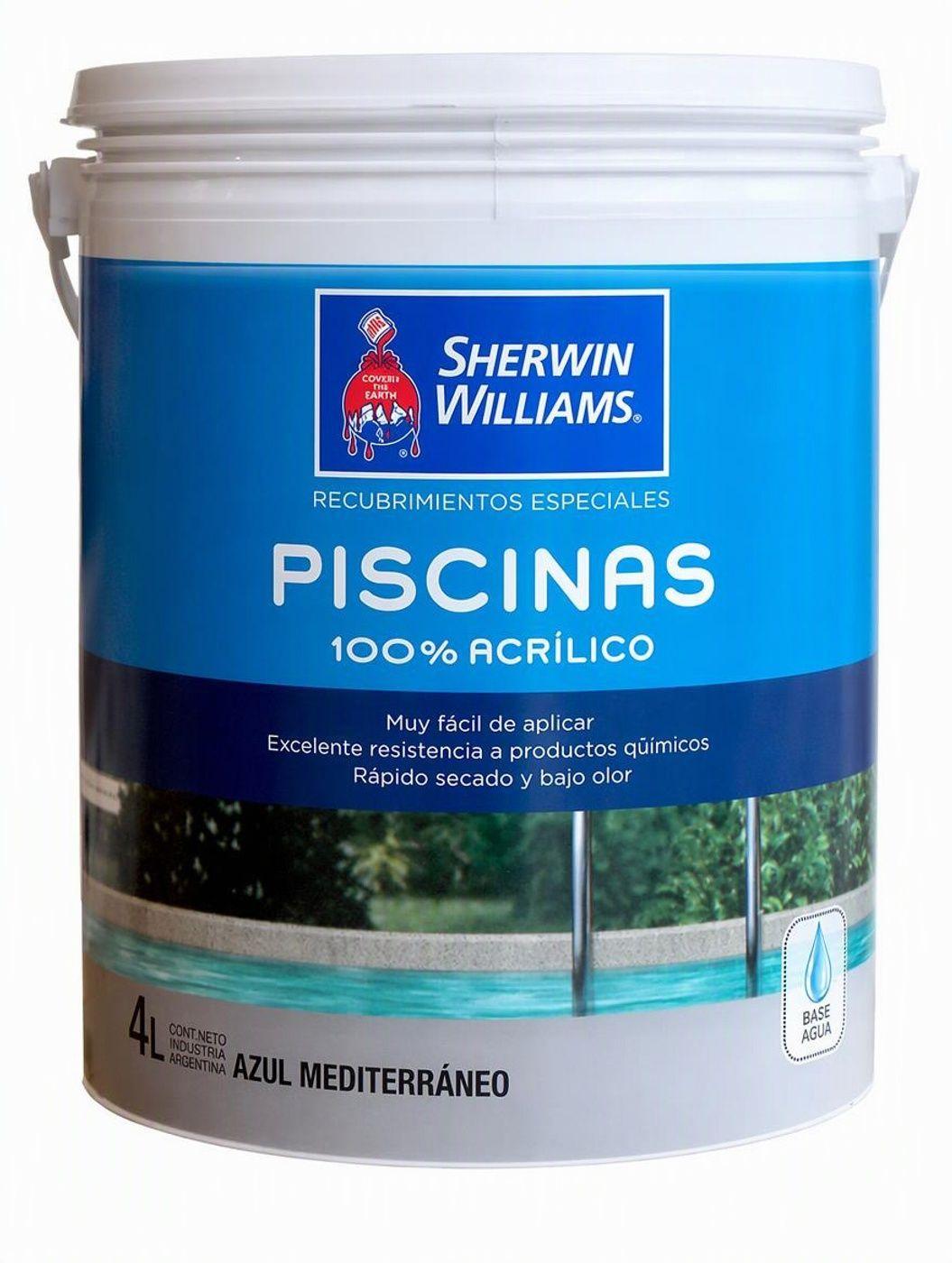 Pintura para Piscina Azul mediterraneo 1 gal n sherwin Williams-2