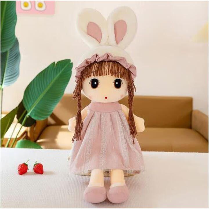 Mu ecas De Trapo Ni a 60 Cm Orejas De Conejo-2