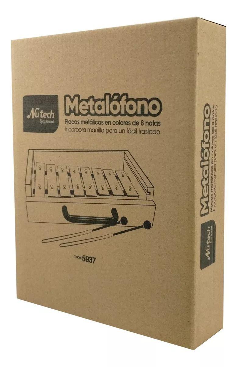 Metalófo Niños Nutech 8 Notas Colorido-2