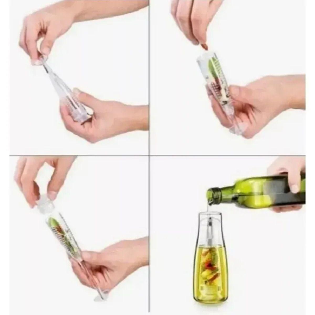 Dosificador Botella De Vidrio Para Aceite Con Boquilla-2