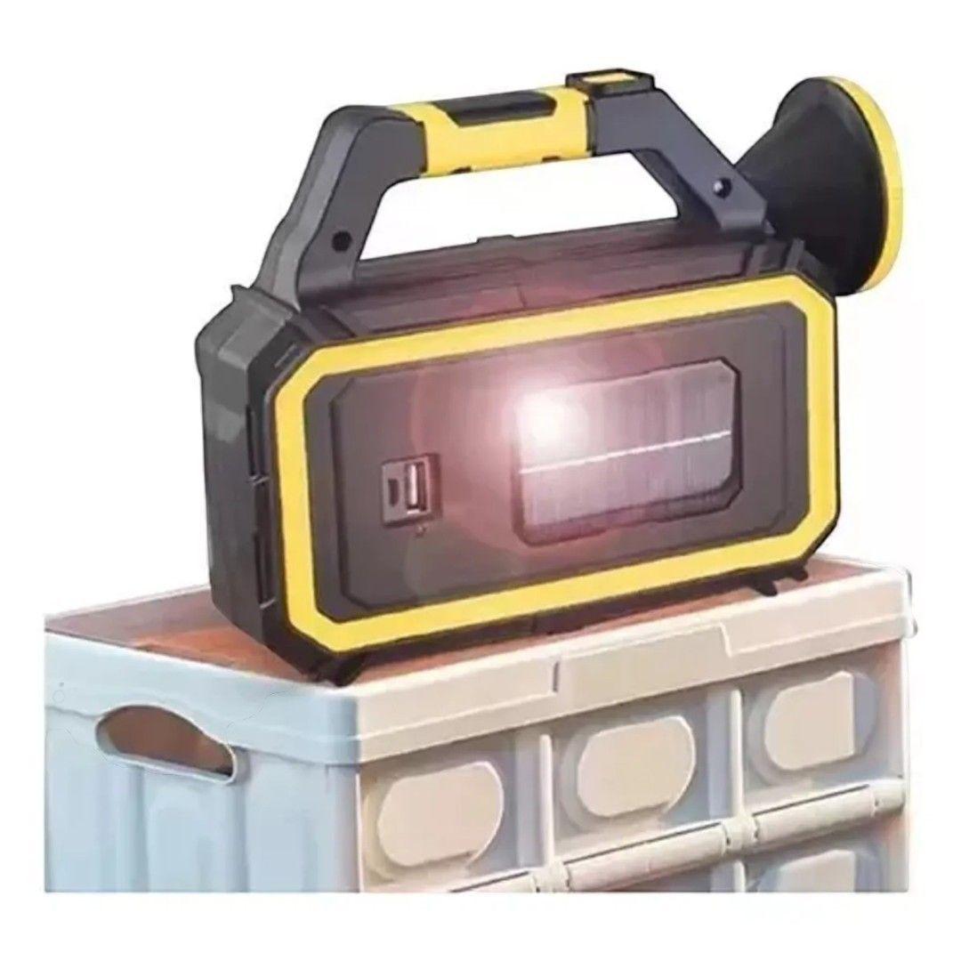 LINTERNA LED RECARGABLE MULTIFUNCI N CON LUZ LATERAL COB Y REFLECTOR PORT TIL-3